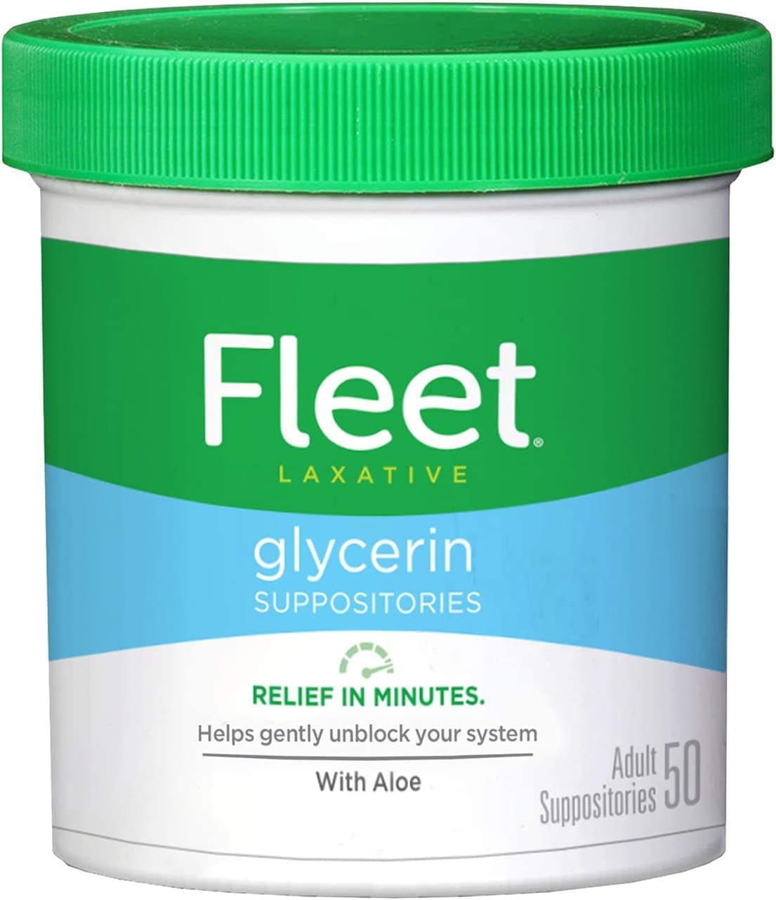 Fleet Adult Glycerin Suppositories 50-Count (2-Pack)