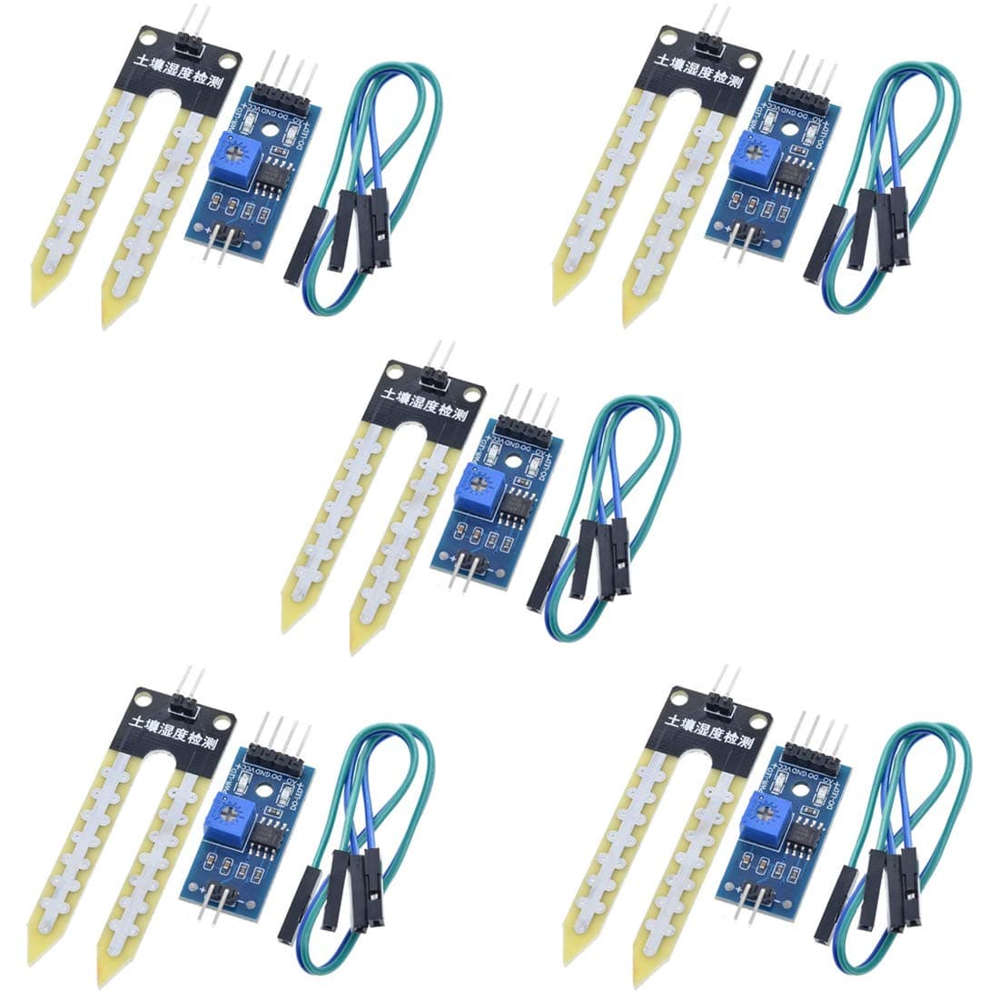 HiLetgo 5pcs LM393 Soil Moisture Sensor Automatic Watering System for Arduino