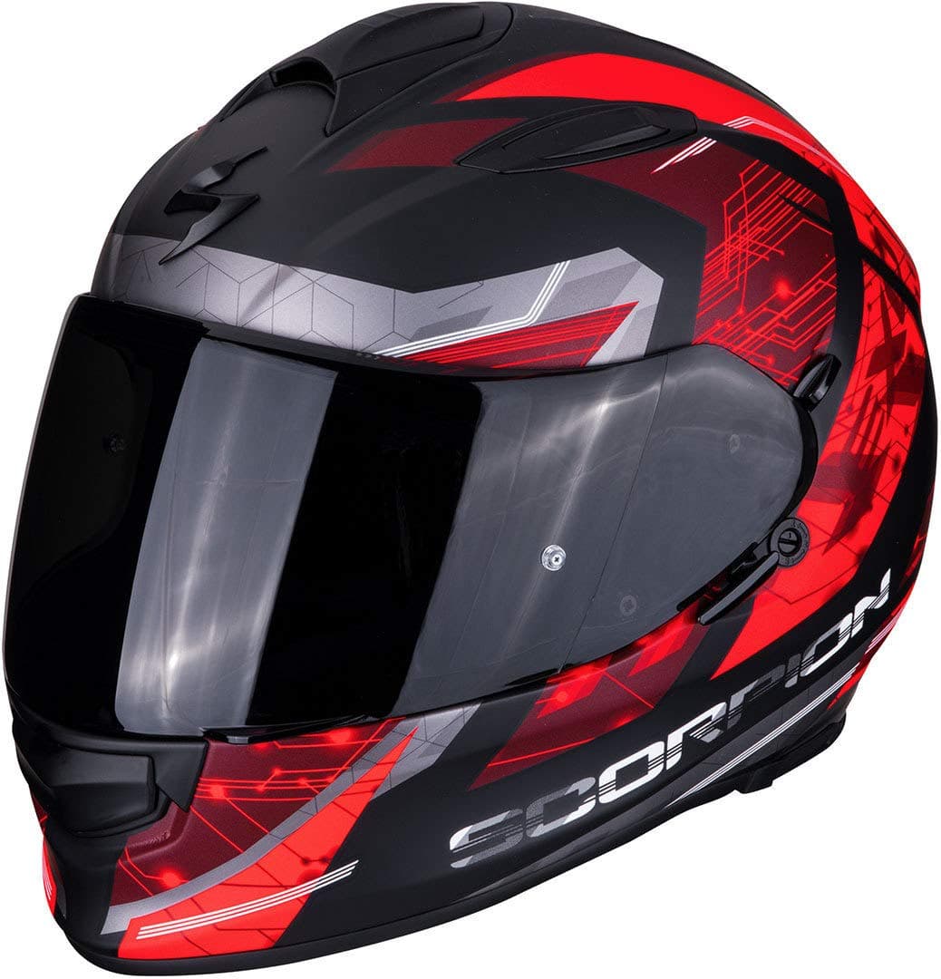 Motorcycle helmets Scorpion EXO-510 AIR CLARUS Matt Black-Red, Noir/Rouge, S