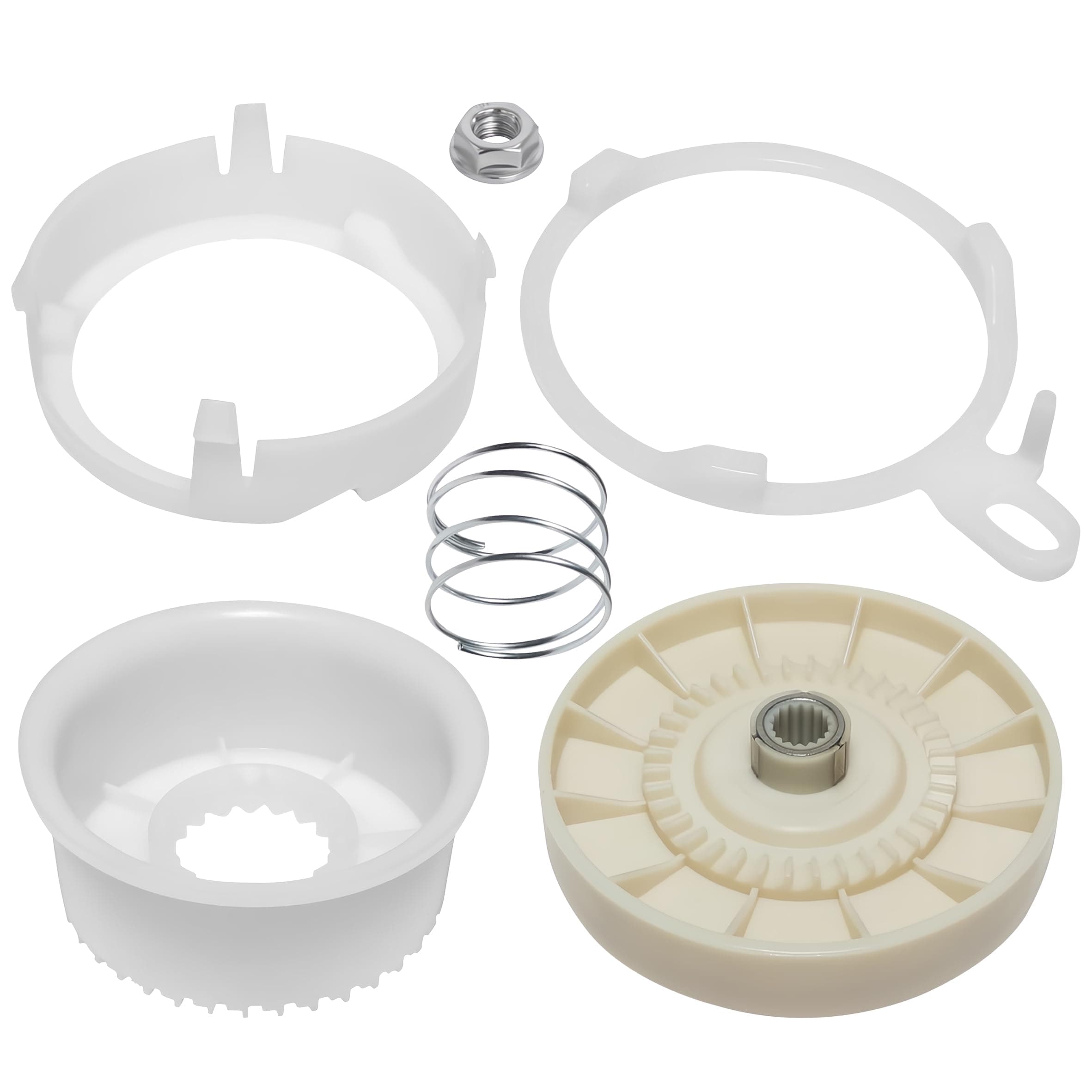PartsBroz W10721967 Washer Pulley Clutch Kit - Compatible With Whirlpool Maytag KitchenAid Jenn-Air Washer Models - Replaces AP5951296 W10006356 PS10057144 - Durable Performance for Smooth Operation