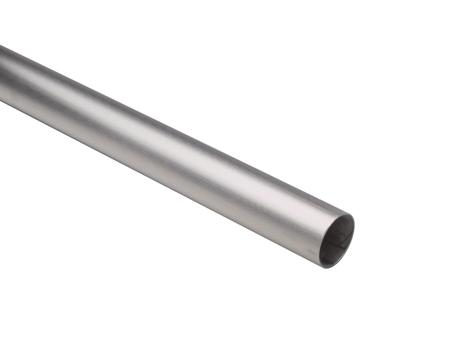 Extend and Lock Adjustable Closet Rod Finish: Satin (Brushed) Stainless Steel