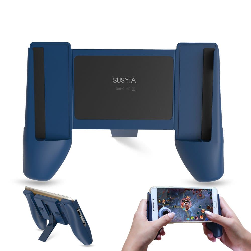 SUSYTA Foldable Phone Holder for Smartphones, Extended Game Pad Bracket Stand with Ergonomic Design to Improve Grip and Comfort, Clutch 4.5~6.5 inch Mobile Cellphone