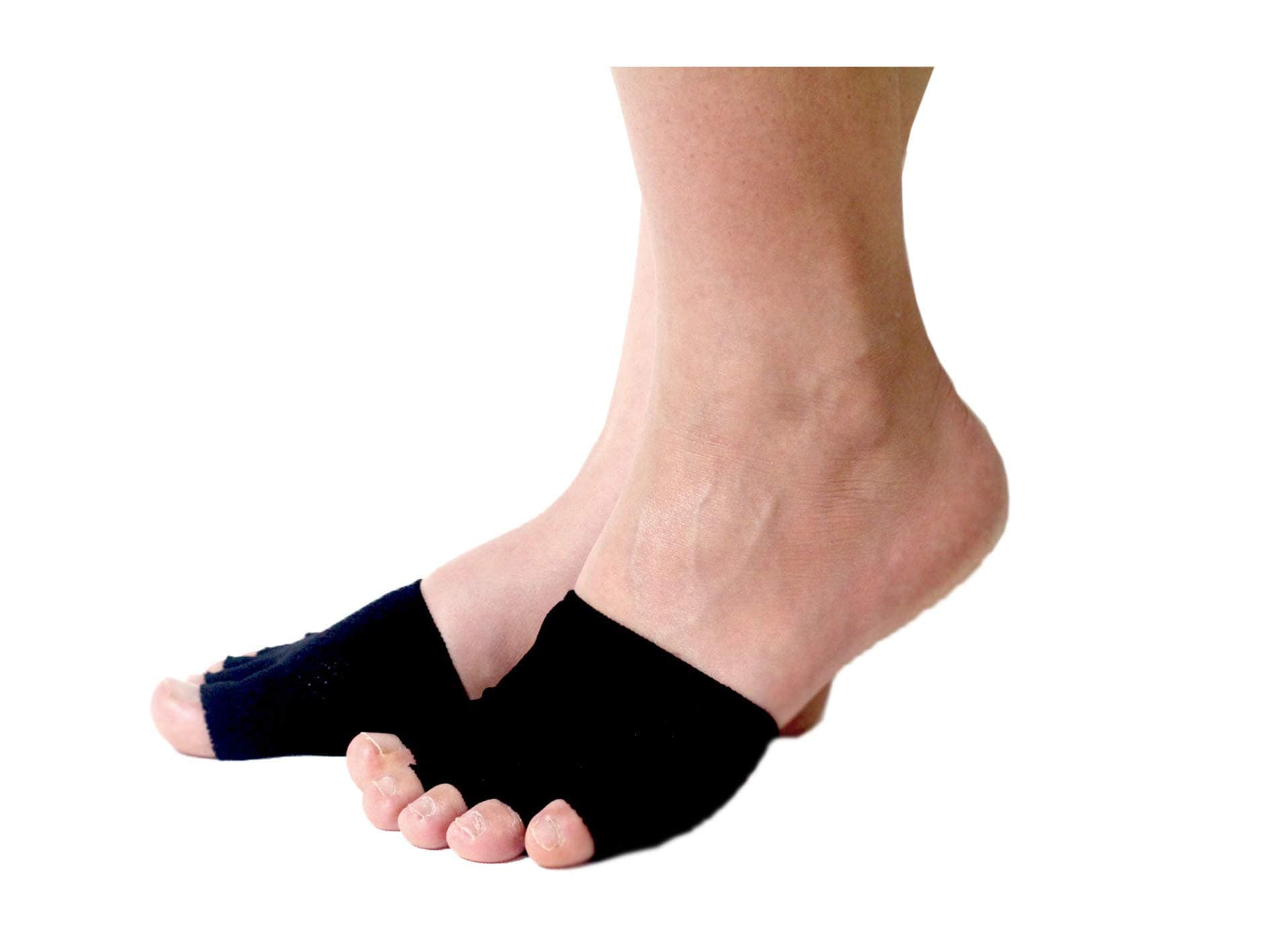 5 Pairs Womens No Show Open Five Toe Heelless Half Socks/Open Toe inner socks