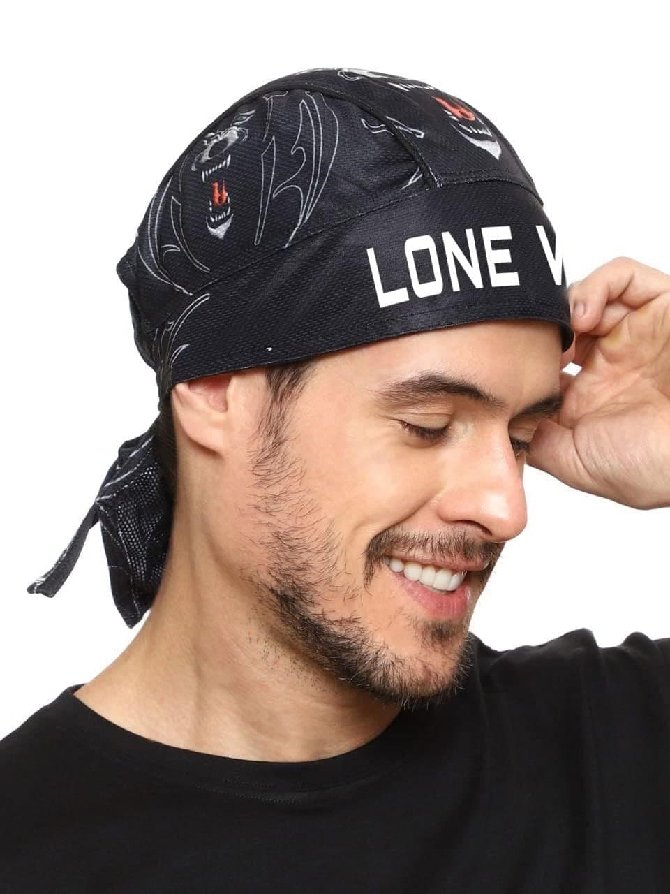 Helmet Skull Caps for Men Hair Inner Helmet Cover Caps for Bikers Sweat Cooling Skull Cap Headwrap, Bandana, Durag, Patka, Head Wear for Cycling & Running - Free Size