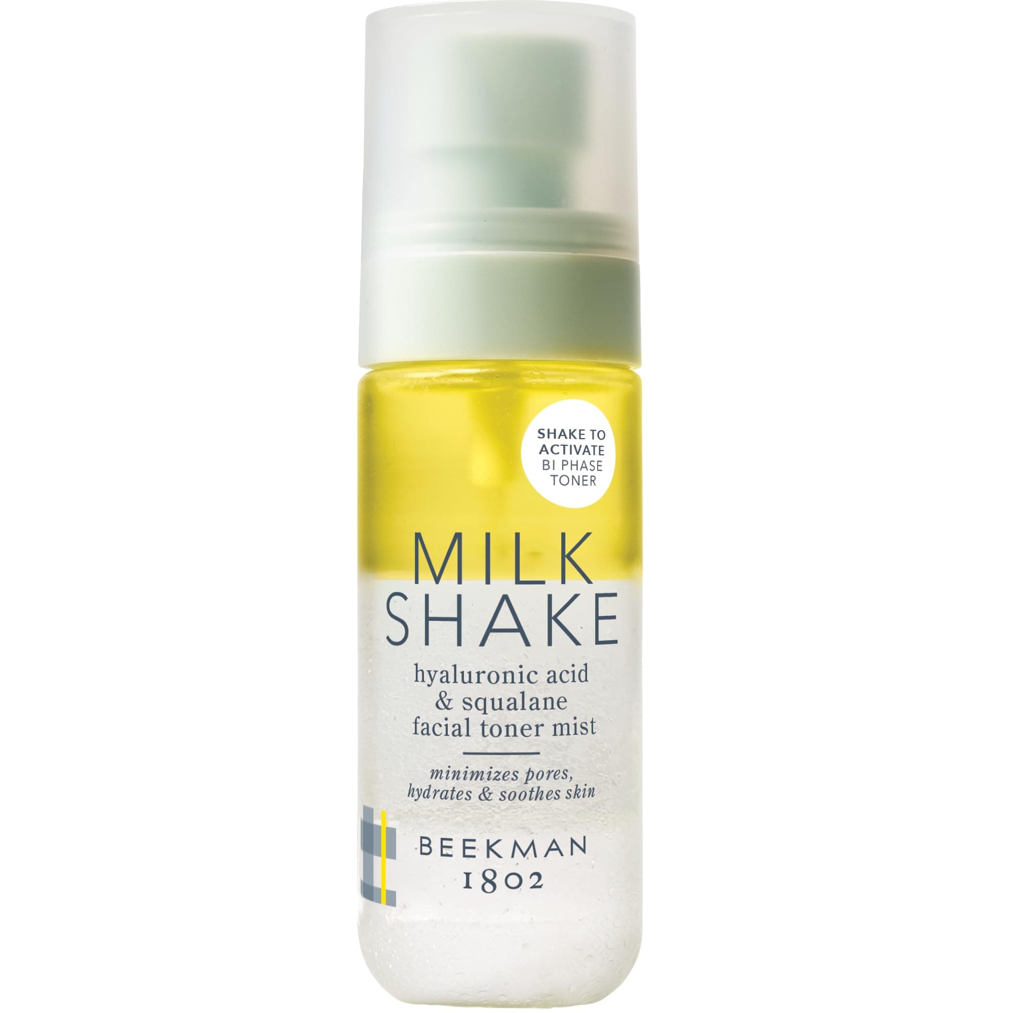 Milk Shake Hydrating Face Mist - Hyaluronic Acid & Squalane Facial Mist Minimizes Pores & Gently Moisturizes - Goat Milk Skin Toner Spray - Lightweight, Fragrance-Free Travel Toner