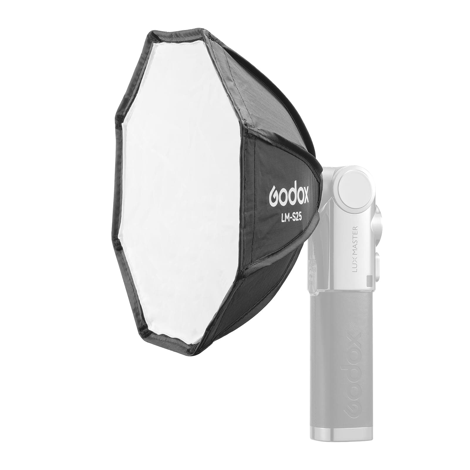 LM-S25 Mini Octagonal Softbox Diffuser Compatible with Godox Lux Master Retro Camera Flash