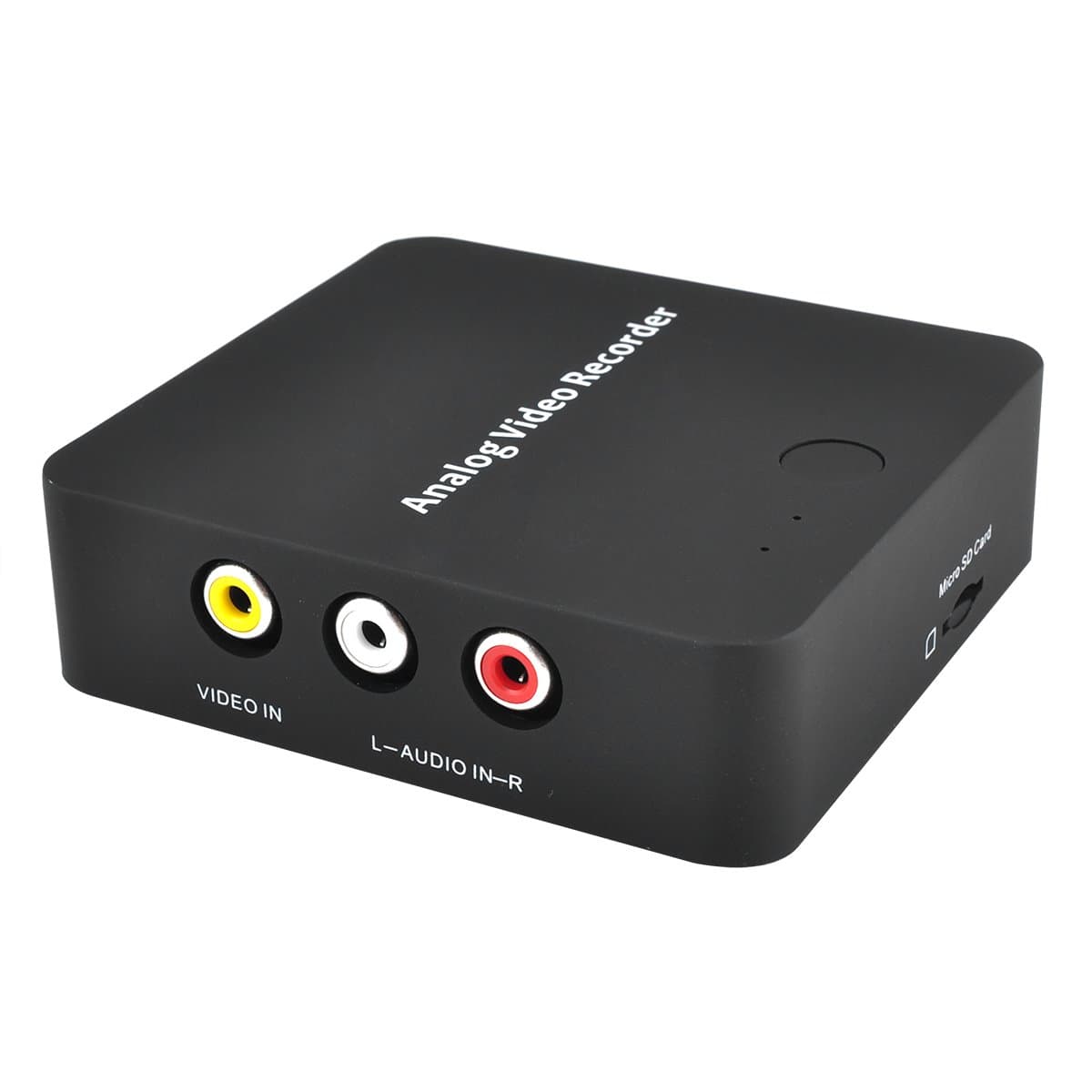 DriverGenius Stand-Alone Video Capture Box, S-Video/Analog RCA Video Recorder Box to Micro SD Card,Convert Old VHS Video Tape to Digital Format with Just One-Button