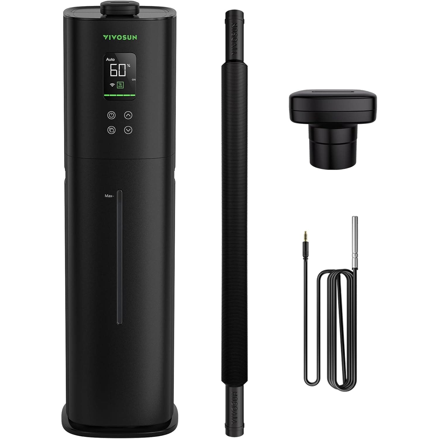 AeroStream H09 Intelligent Wi-Fi Humidifier, 2.38 Gal / 9 L Humidifier with Temp & Humidity Probe, Smart Remote Control, Designed for Growers