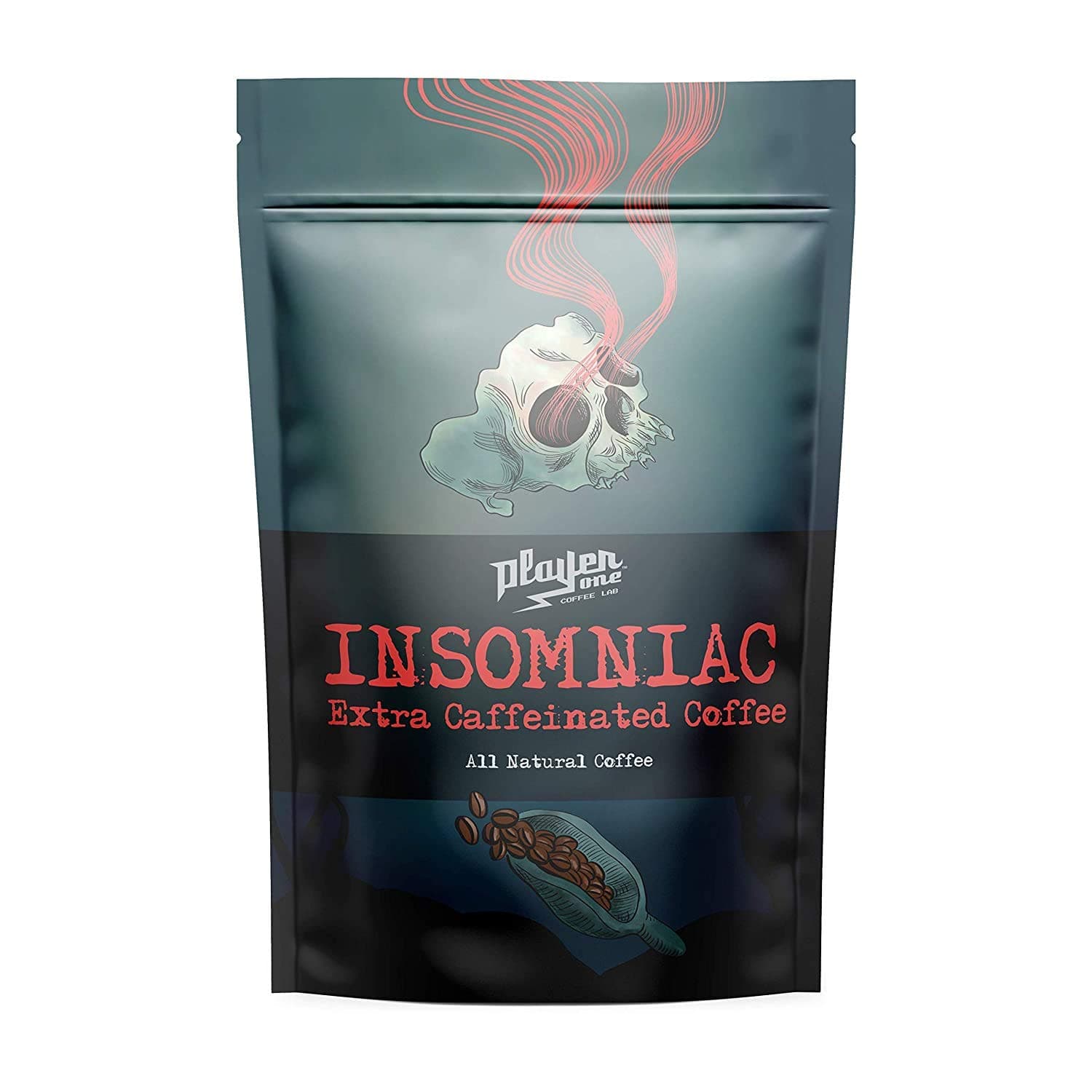 Insomniac Extra Caffeine Coffee, The Strongest Coffee In The World, 6x More Caffeine (5LB Whole Bean)