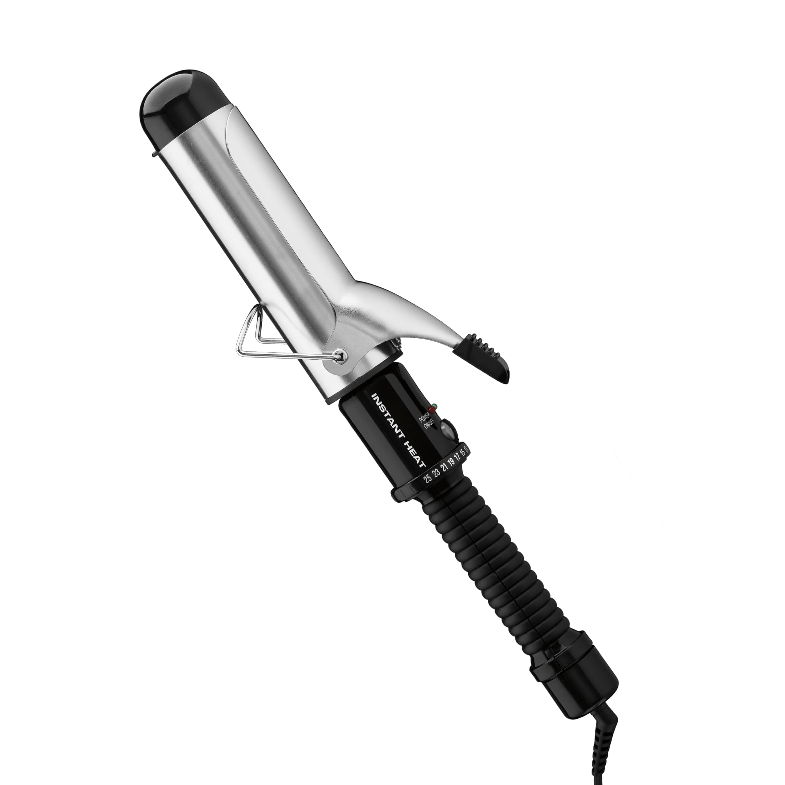 Instant Heat 1 1/2-Inch Curling Iron, 1 ½ inch barrel produces soft waves – for use on medium and long hair