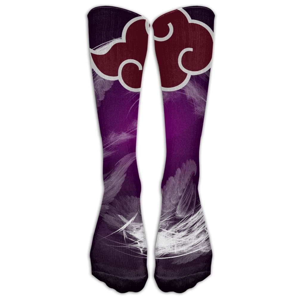 Anhjkasbaby Akatsuki Watercolor Casual Unisex Sock Knee Long High Socks Sport Athletic Crew Socks