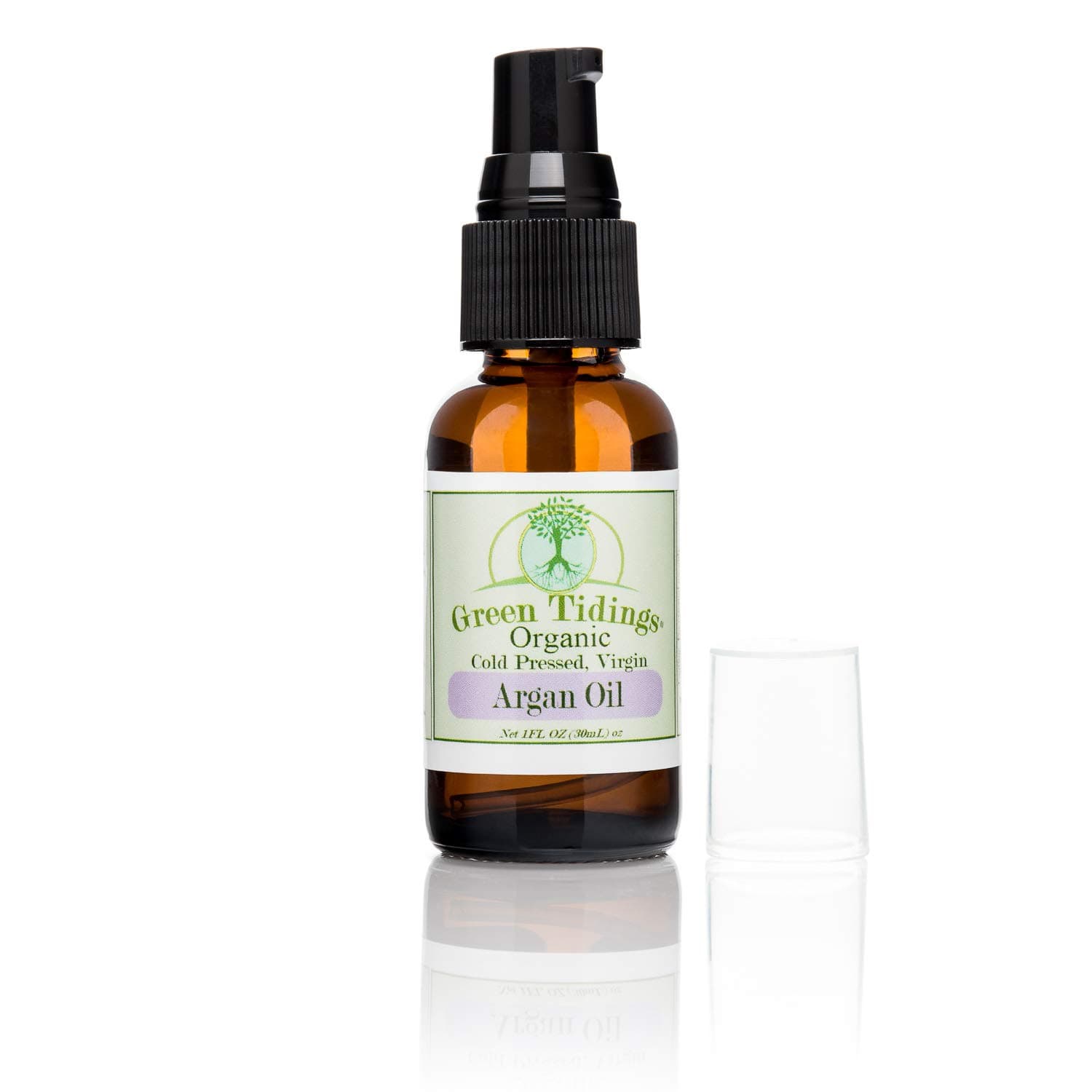 Green Tidings Organic Argan Oil (Virgin, Cold-Pressed) For Hair, Skin, Face, Nails, Body