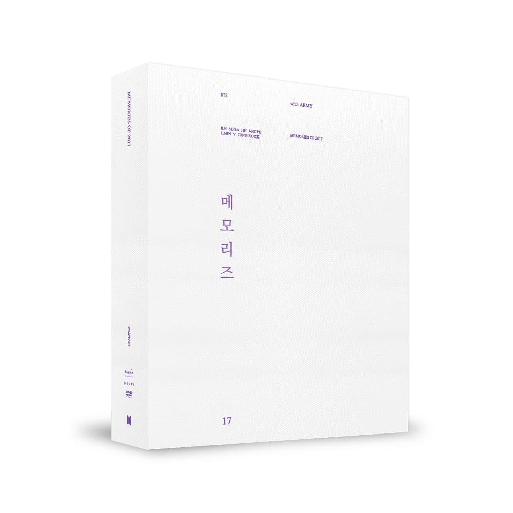 BTS MEMORIES OF 2017 DVD + BTS 2018 PHOTO ESSAY BOOK