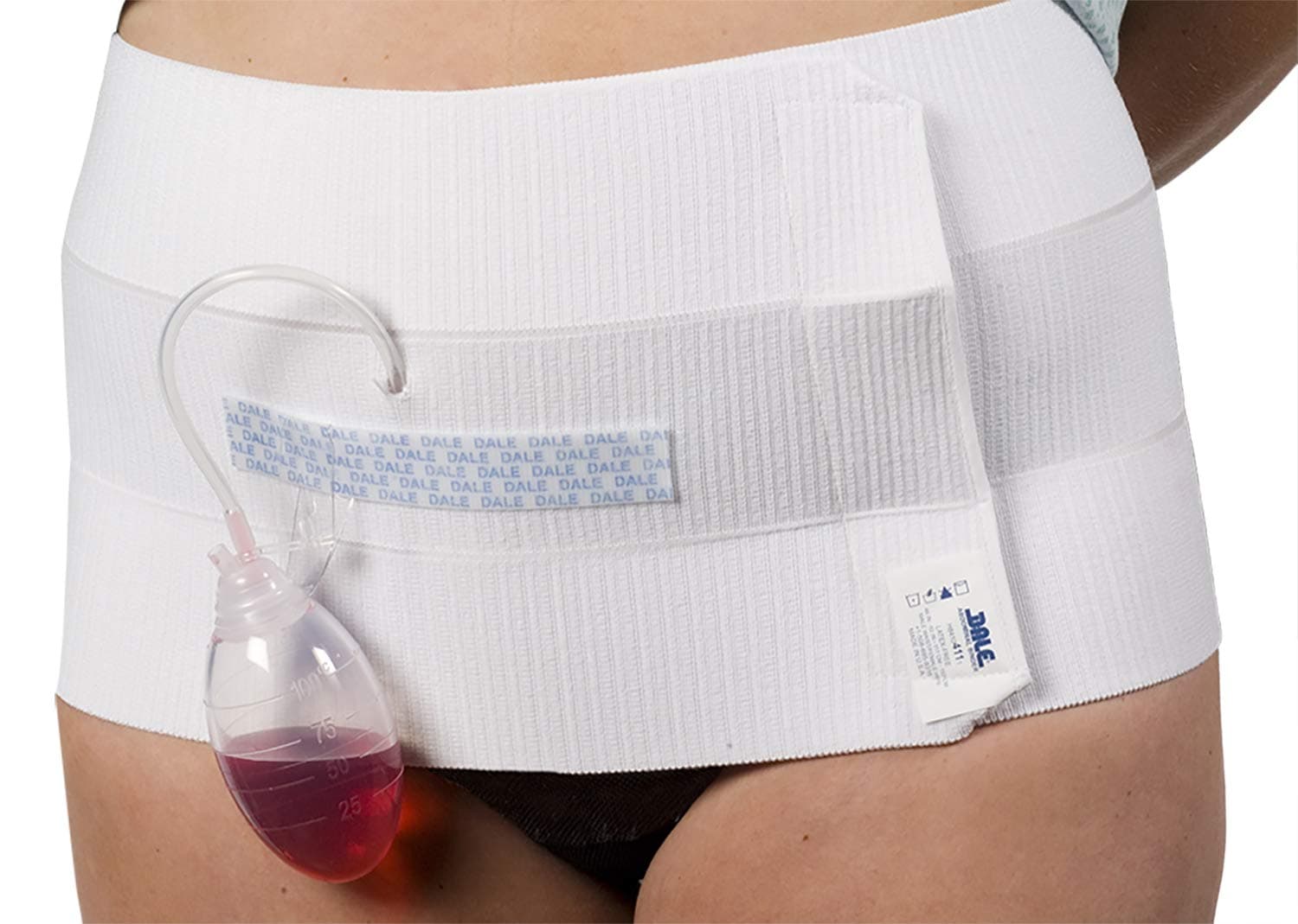 Dale Medical 411 Abdominal Binder, 3 Panel, 9" Wide, Stretches to Fit 46"-62"