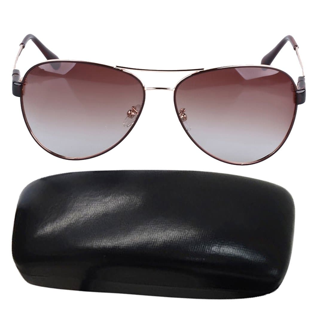LEIDISEN Women Shiny Wayfarer Style Maverick Polarized Sunglasses & Sunglasses Case& Sunglasses Bag