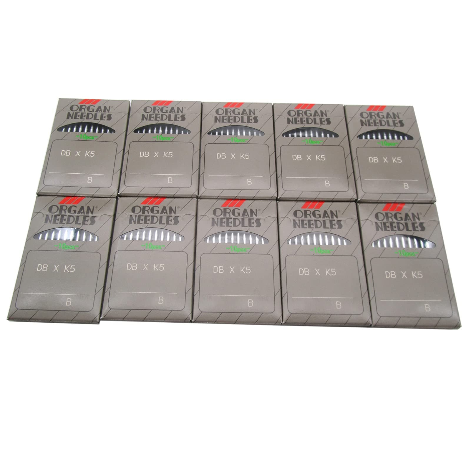 Organ Needle - 100 Organ DBXK5 Ball Point Needles Compatible with/Replacement for Tajima Brand Barudan Brand SWF Brand Industrial Embroidery Machines (75/11)