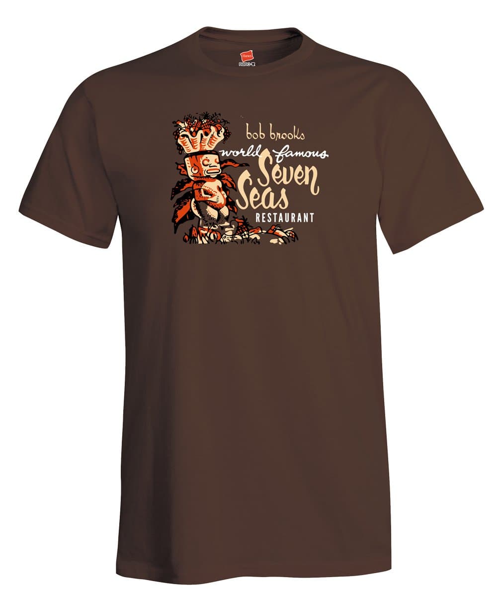 Art Boutiki Bob Brooks Seven Seas Tiki Bar Mens T-Shirt