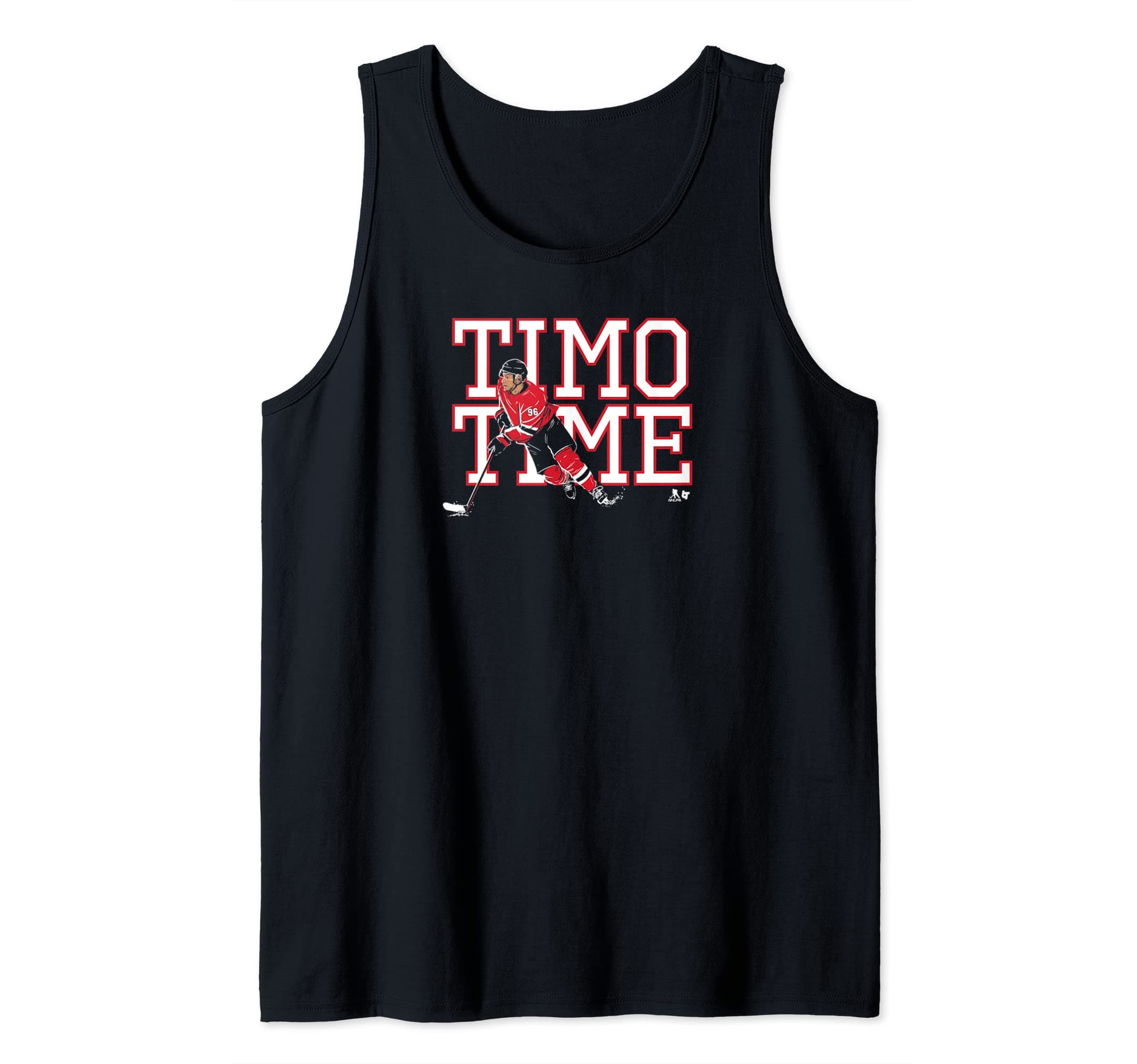 BreakingTTimo Meier - Timo Time - New Jersey Hockey Tank Top