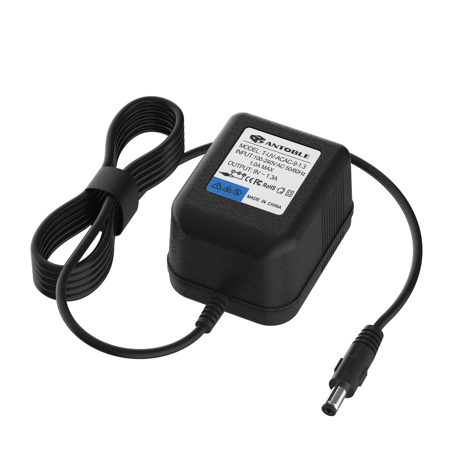 ANTOBLE 9VAC AC-AC Adapter Charger for Digitech RP100 RP150 RP200 RP300 RP350 RP3 RP250 RP200A RP250 RP255 RP350 RP300A RP355 Guitar Pedal Multi Effects Processor Switching Power Supply