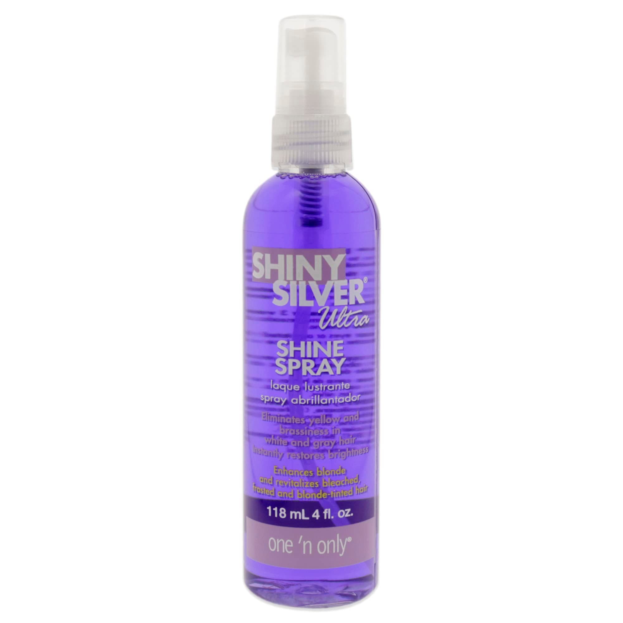 One 'n Only Shiny Silver Ultra Shine Spray Hair Spray Unisex 4 oz