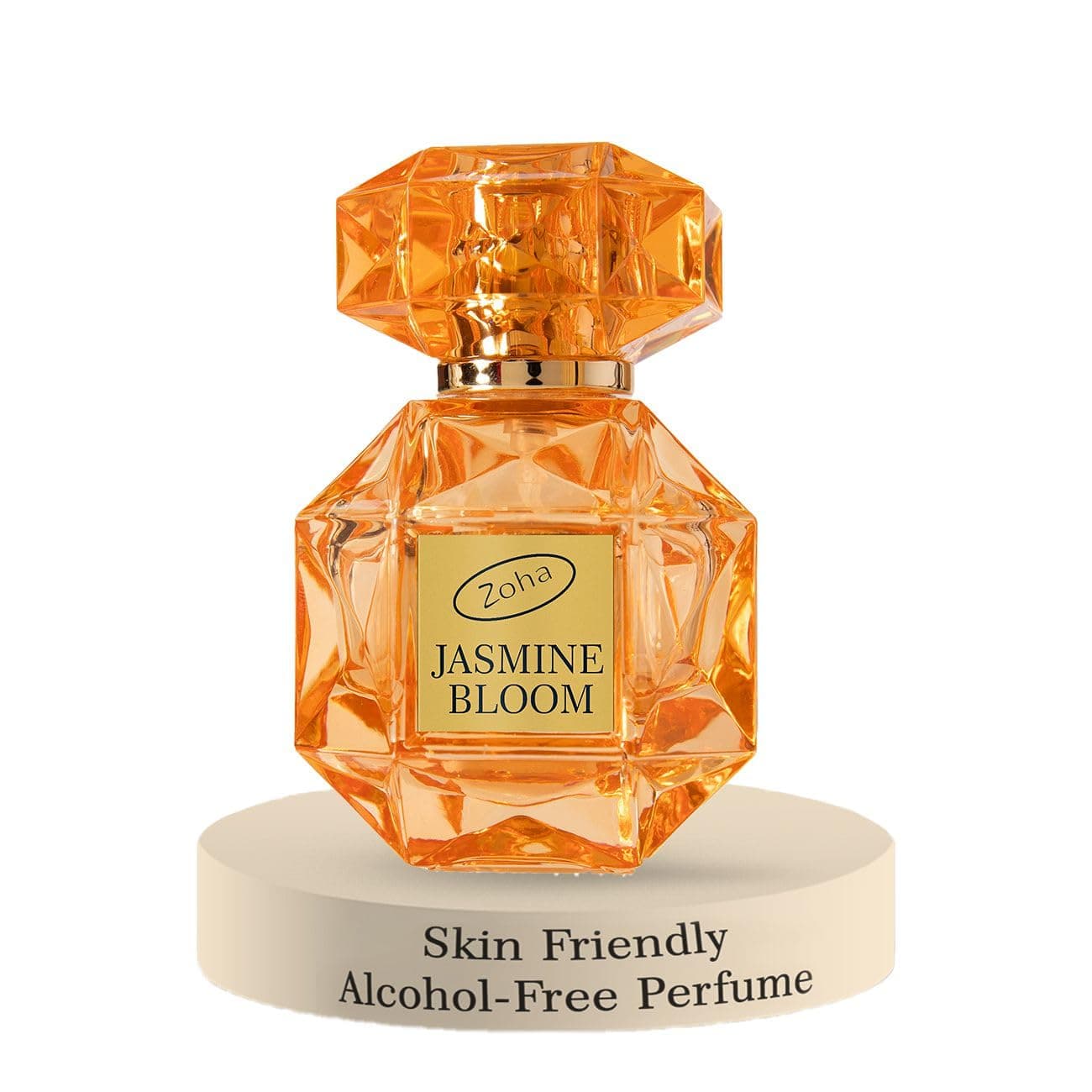Zoha Jasmine Bloom - Jasmine Perfume for Women and Men, Skin-Friendly, Alcohol-Free Perfume Oil, Travel Size Clean Parfum, 30ml Spray