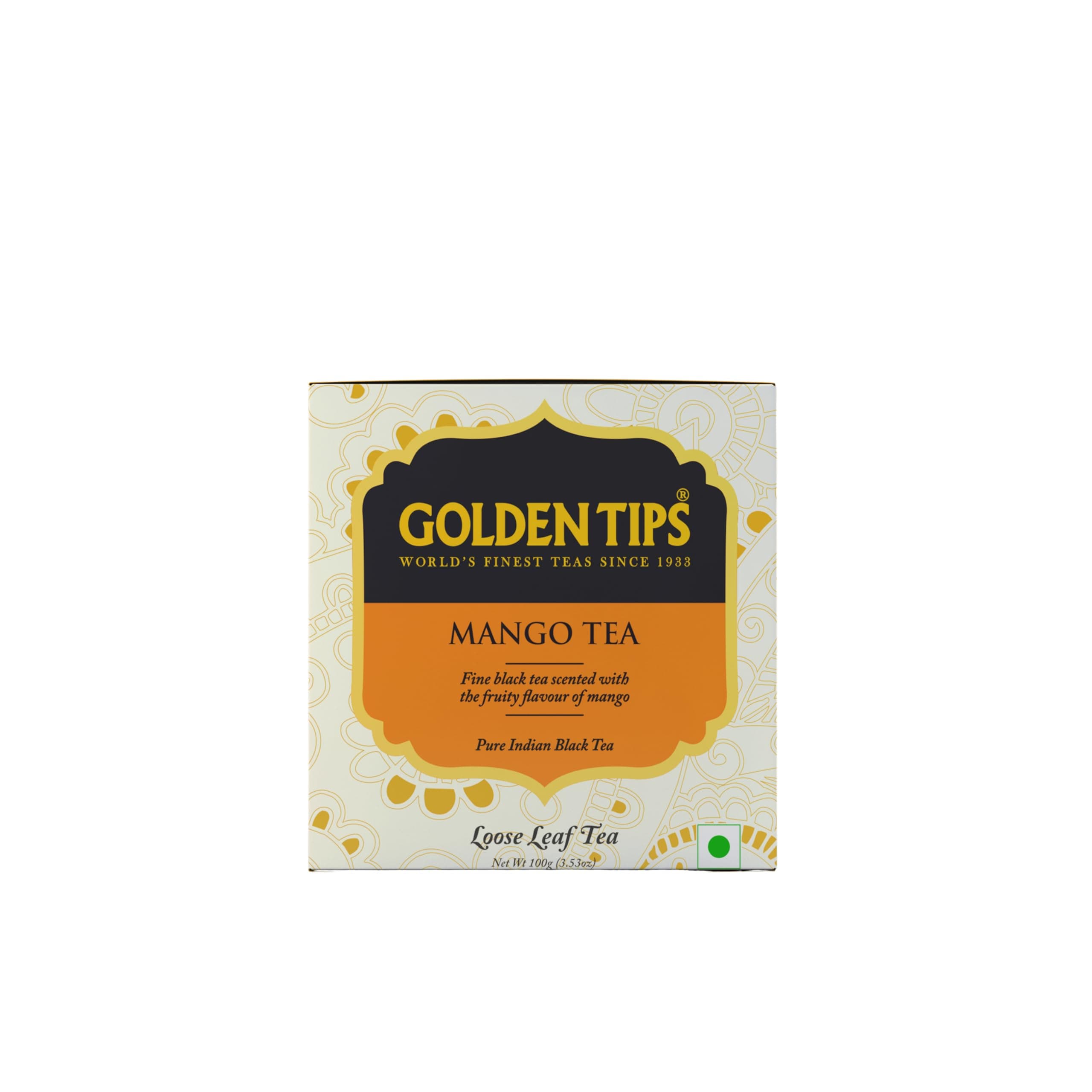 Golden Tips Mango Black Tea- Box, 100 Gram
