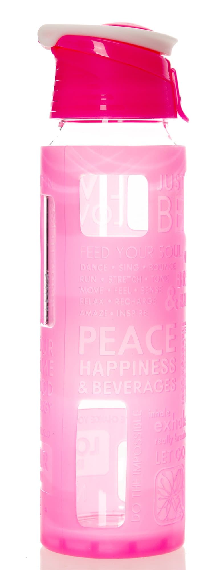 APANA Pure Experience Inspiration Water Bottle With Flip Top