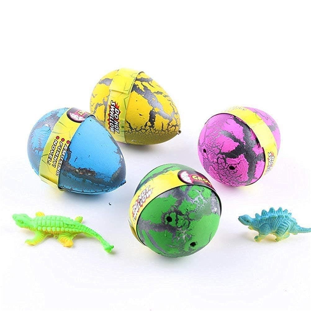 JAPSI Dinosaur Eggs | Hatchable Eggs | Mini Dinosaur Egg That Hatch in Water | Kids Novelty Toy Science Kits for Easter Basket Stuffers | Interactive Pet Baby Pack of 2