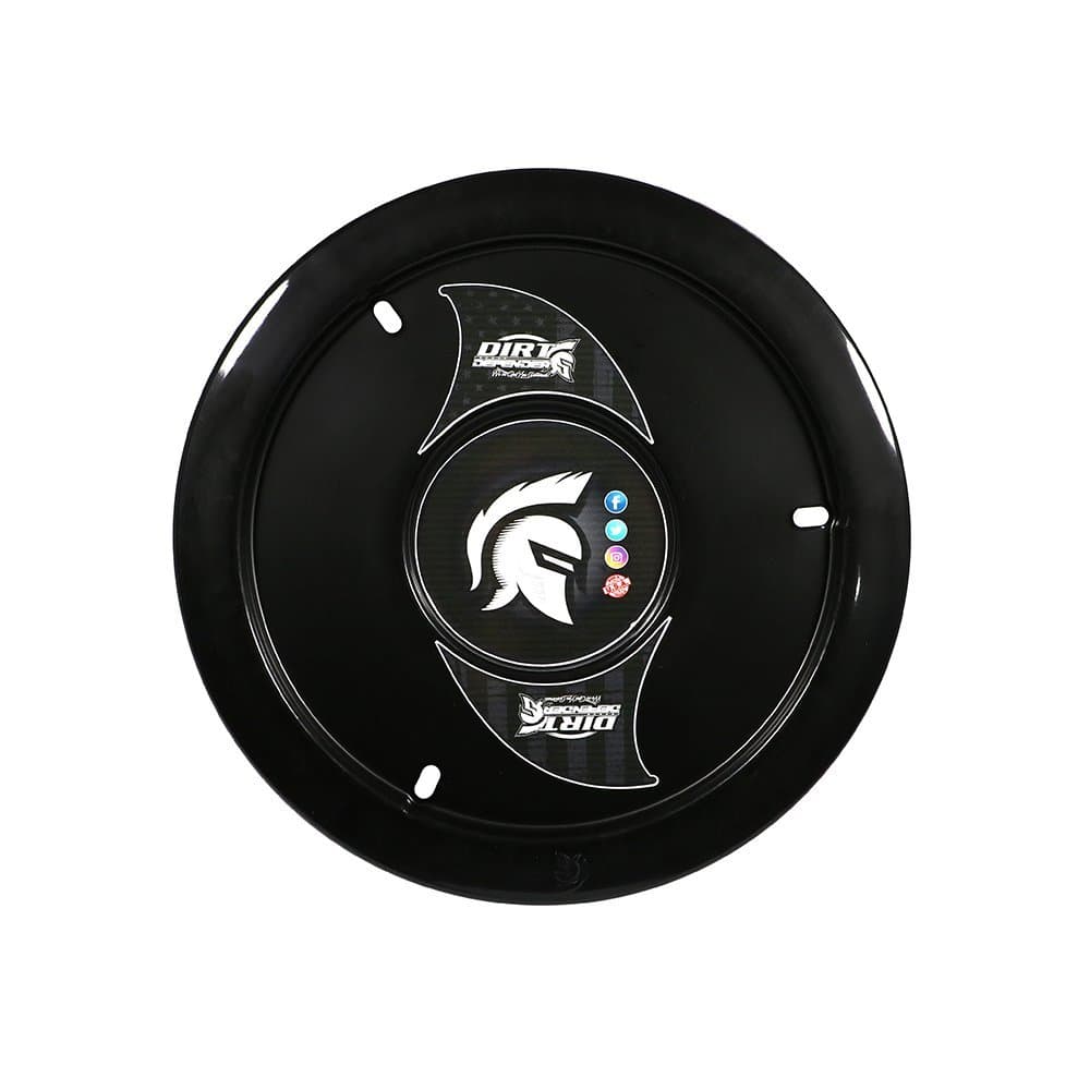 Dirt Defender Wheel Cover 10010 Black Non-Vented