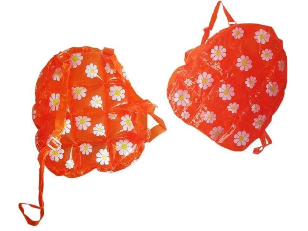 PVC Inflatable Back Pack Bubble Bag Daisy Bag with Flower Decorations 96