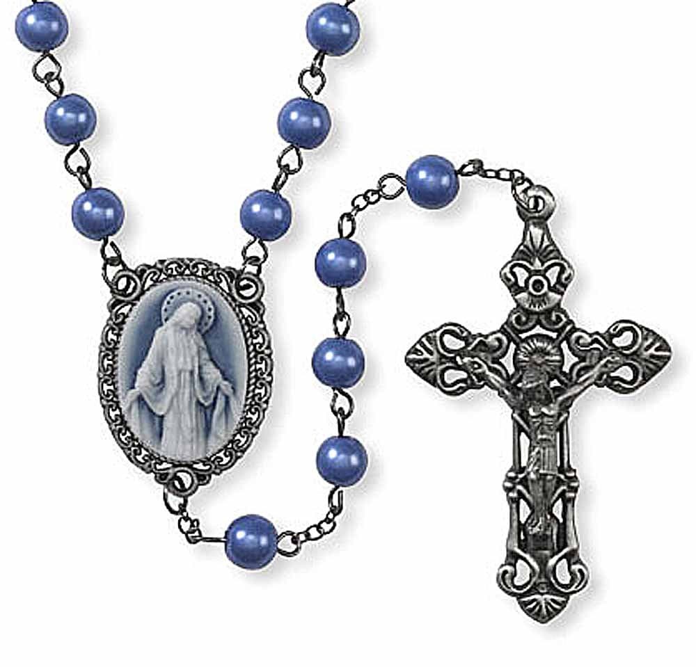 Our Lady of Grace Cameo Rosary