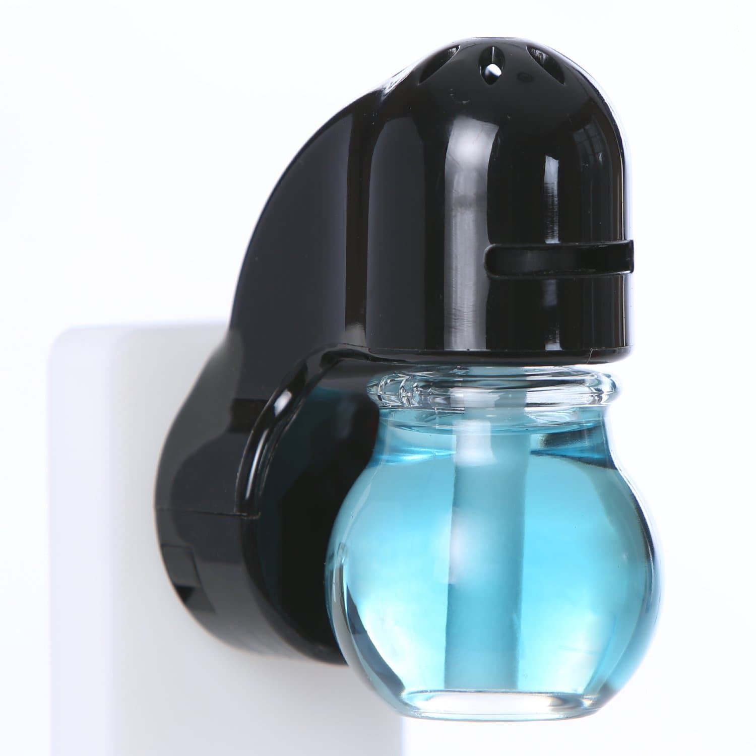 Scentual Living™ Electric Fragrance Diffuser Starter Kit: Black Heater with Blue Island Paradise Fragrance Oil