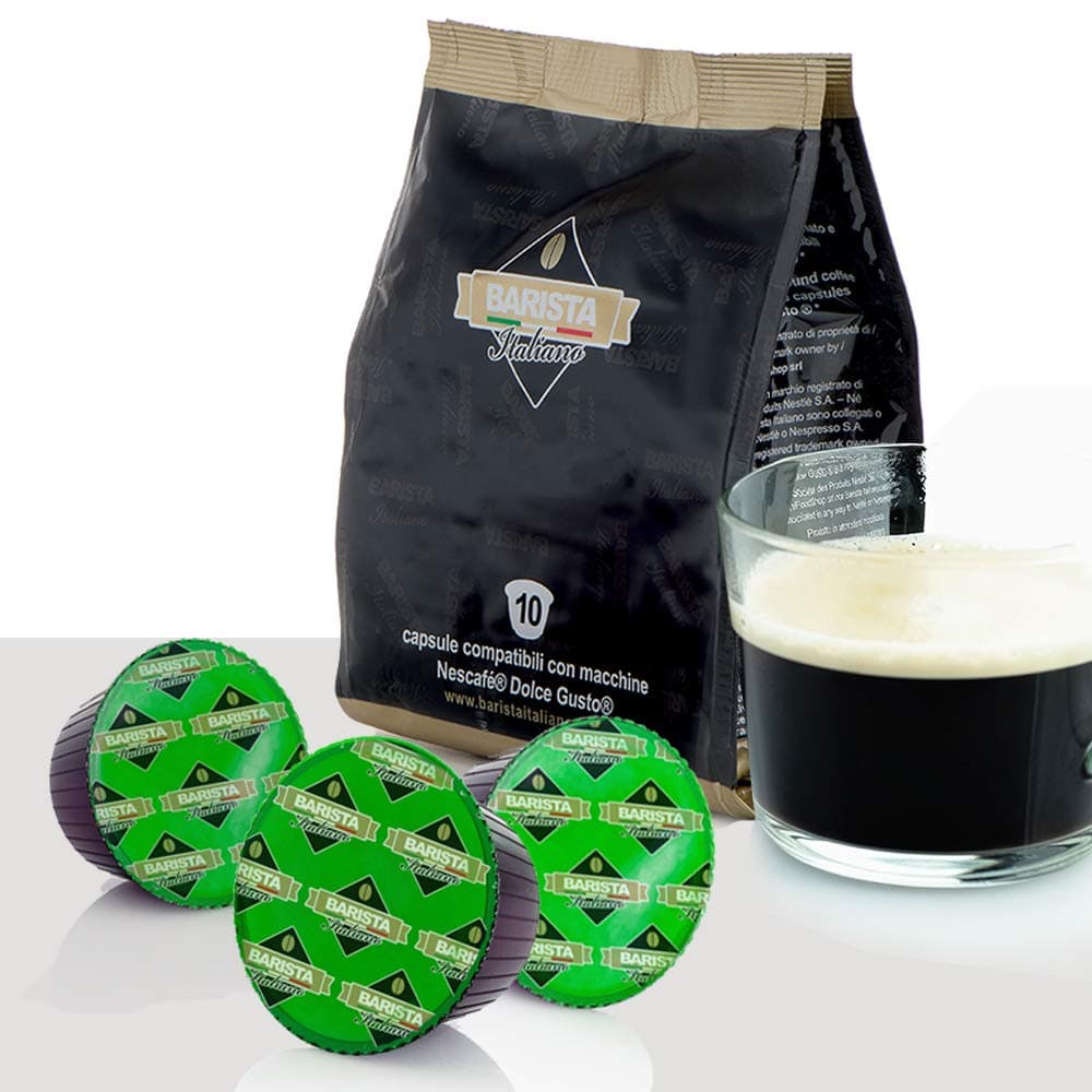 Barista Italiano 80 Dolce Gusto Compatible Pods (LUNGO INTENSO, 80 Capsules, 80 Servings)