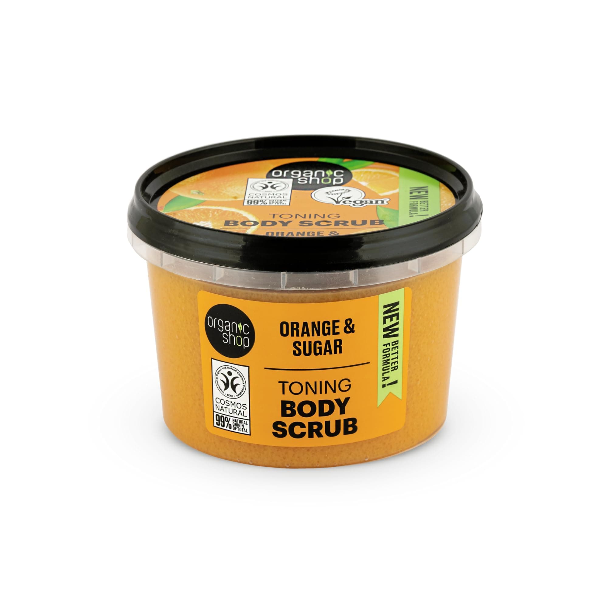 250ml Body Scrub Toning Orange & Sugar