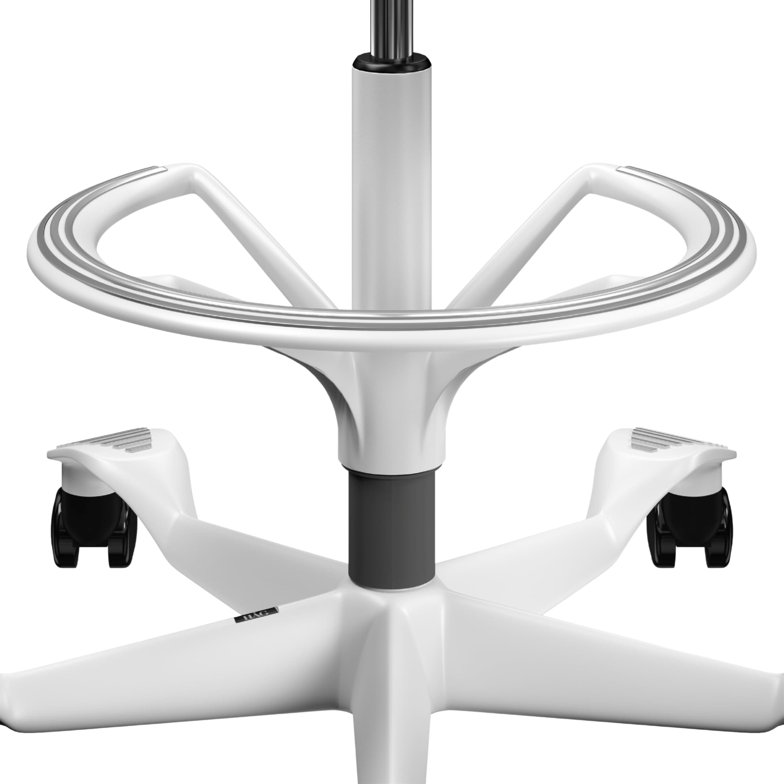 HAG Capisco White Footring- Footring Only-Chair Sold Separately (White)
