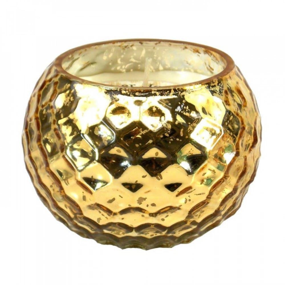 12010659 Golden Honeycomb Scented Candle, Multicolor