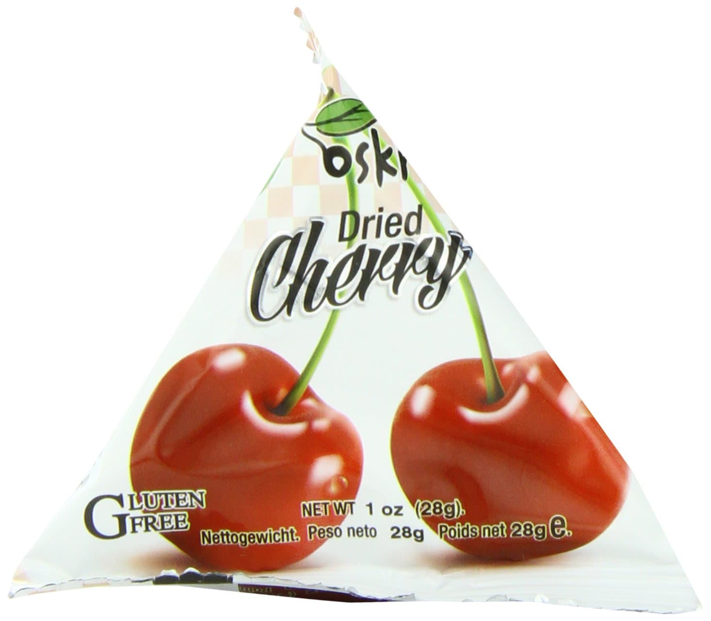 Oskri Pyramid Snacks, Cherries, 1 Ounce (Pack of 12)