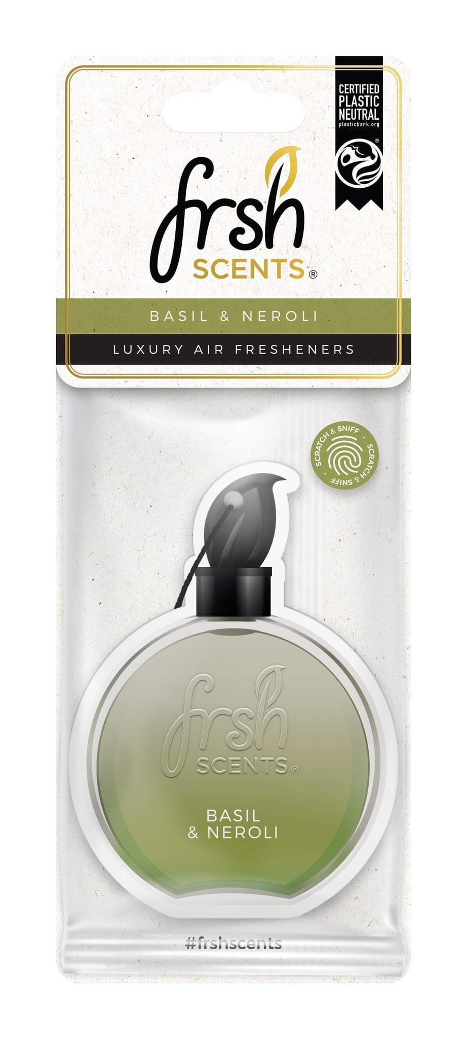 FRSH SCENTS FR9507 Air Freshener Basil and Neroli Fresh Paper