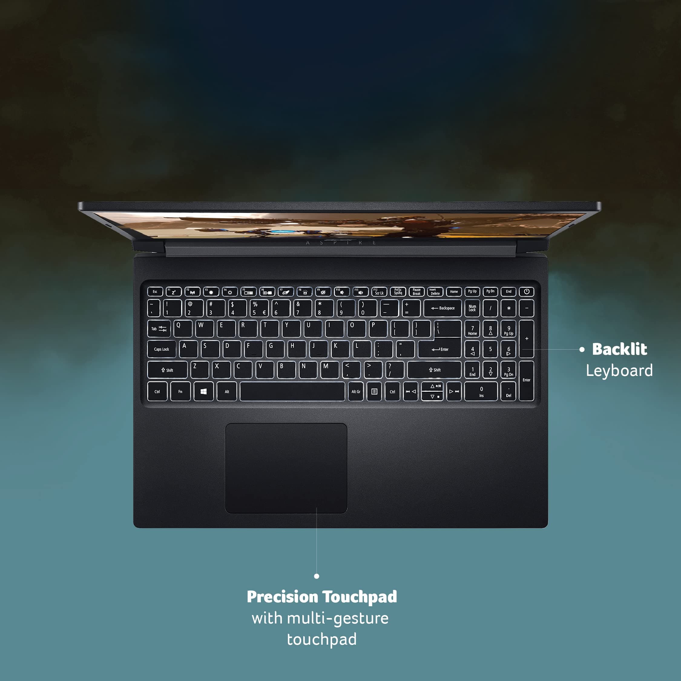 Acer Aspire 7 AMD Ryzen 5 Hexa Core 5500U 15.6 inches Gaming Laptop (16GB/512GB SSD/Windows 11 Home/4GB Graphics/NVIDIA GeForce GTX 1650) A715-42G, Black, 2.15Kg