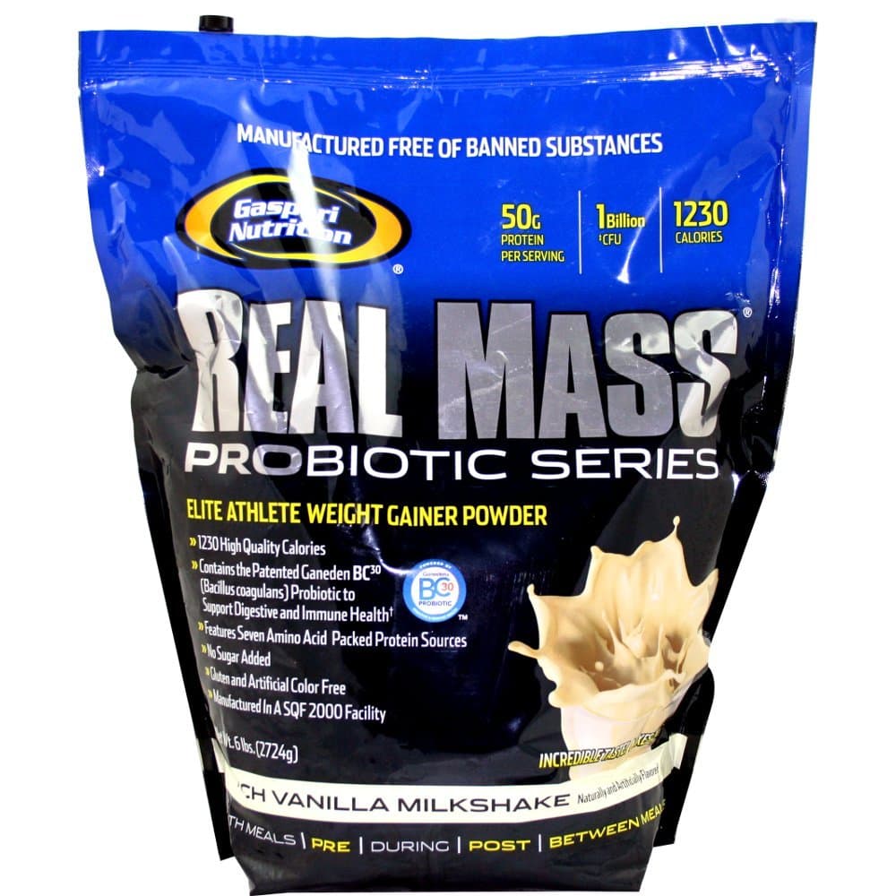 Gaspari Real Mass ProBiotic Vanilla 6 lbs