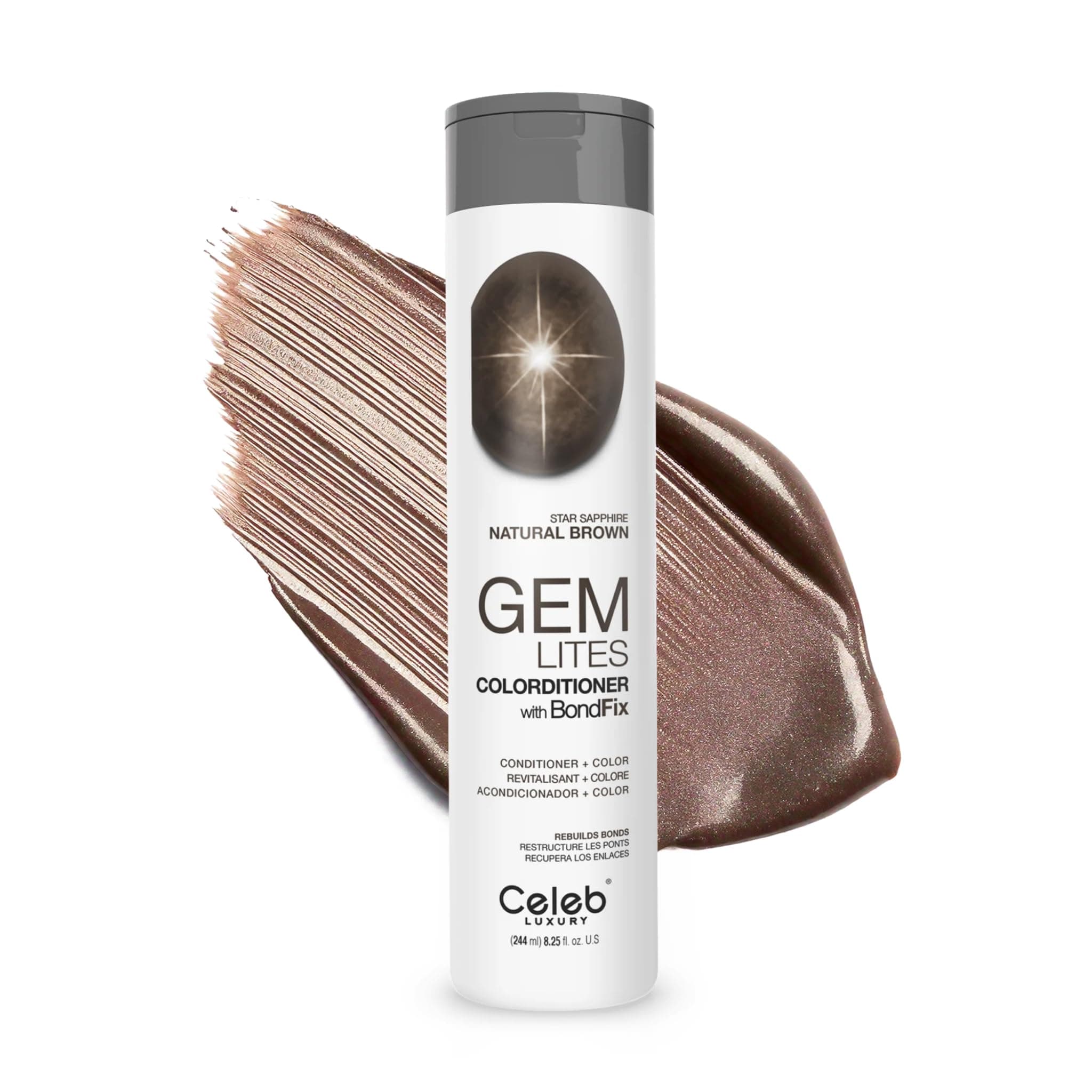 Celeb Luxury Color Depositing Conditioner - Color Refresher with Bondfix Bond Rebuilder, Viral and Gem Lites, Pairs with Colorwash