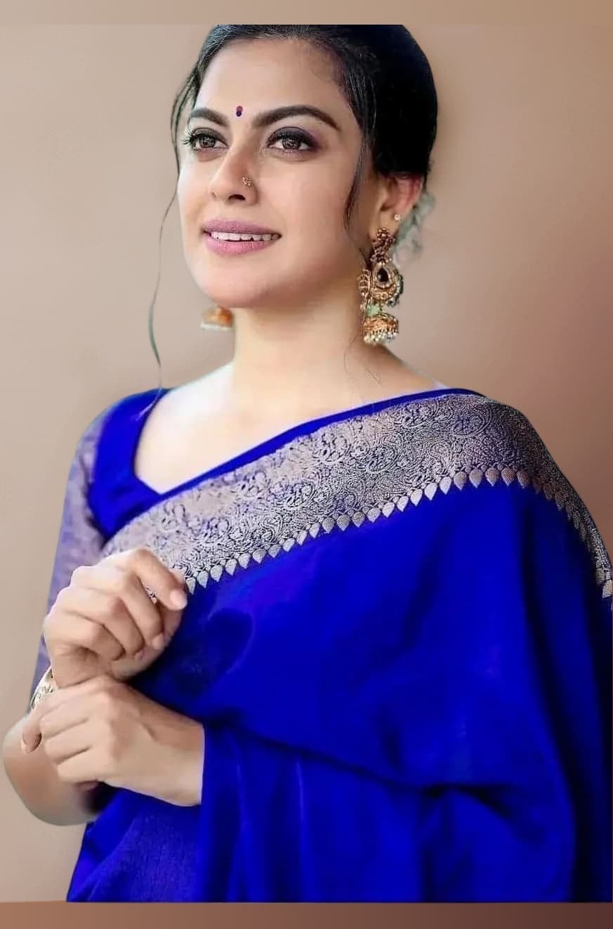 Women's Soft Pure Kanjivaram Silk Saree For Wedding Banarasi Cotton Sari With Blouse Piece (Yatri-51)