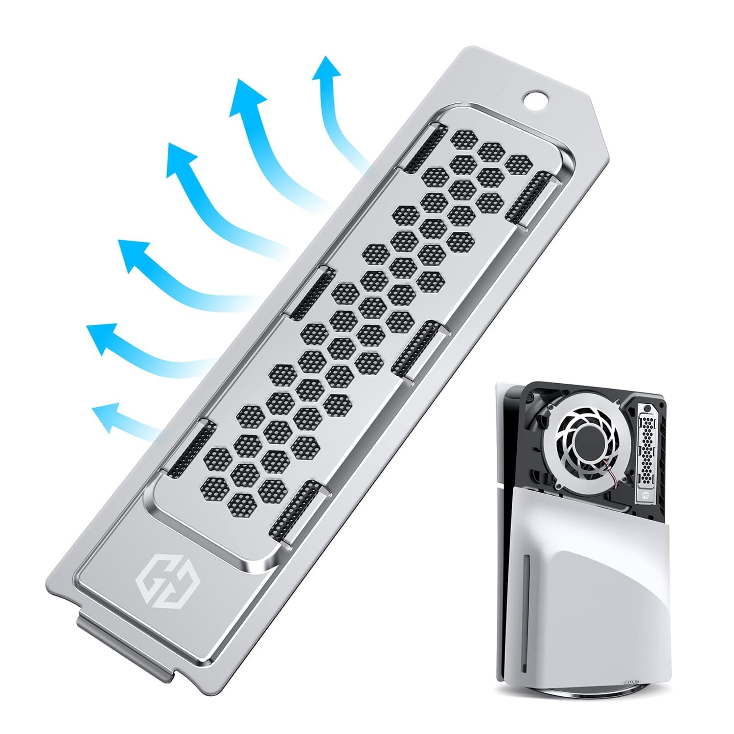 Designed to integrate the SSD cover and heat sink for the GRAUGEAR PS5 dedicated to the PS5. For heat sinks that replace the expansion slot cover for PlayStation 5, dust filter, easy to install