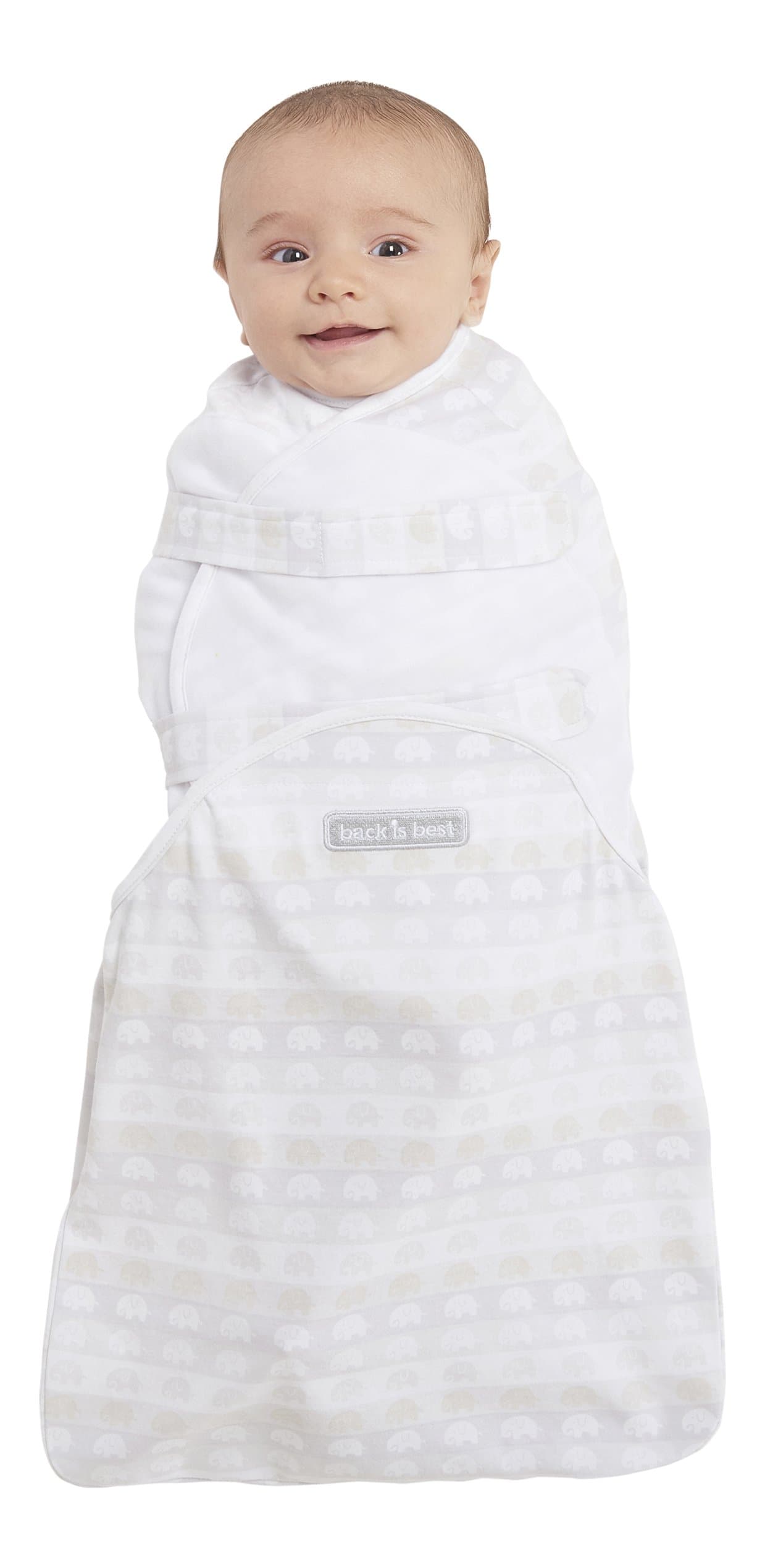 Halo Sleep Swaddle Sure Swaddling Pouch, Elephant