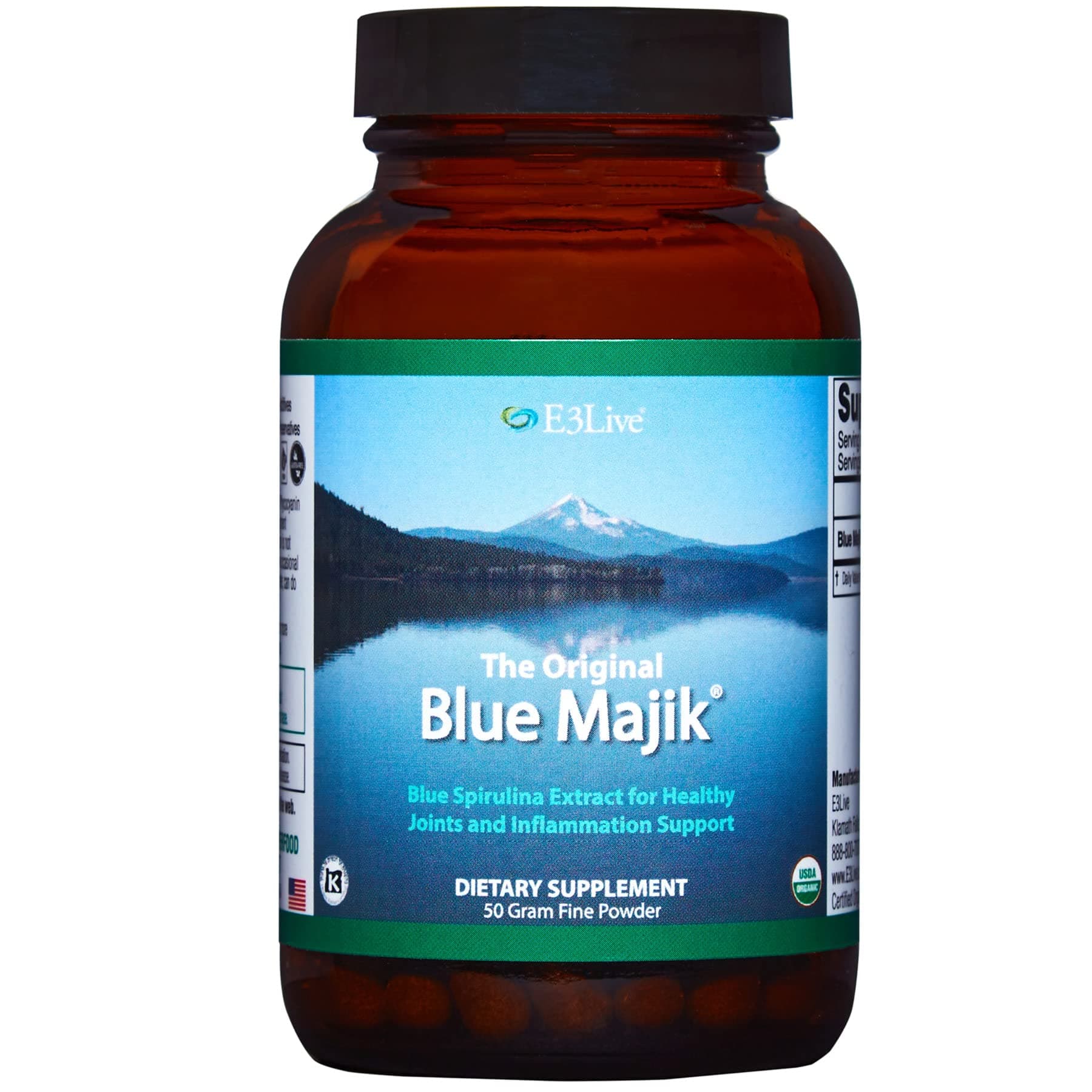 Blue Majik - 30% Phycocyanin Content - Chemical-Free 50 Grams