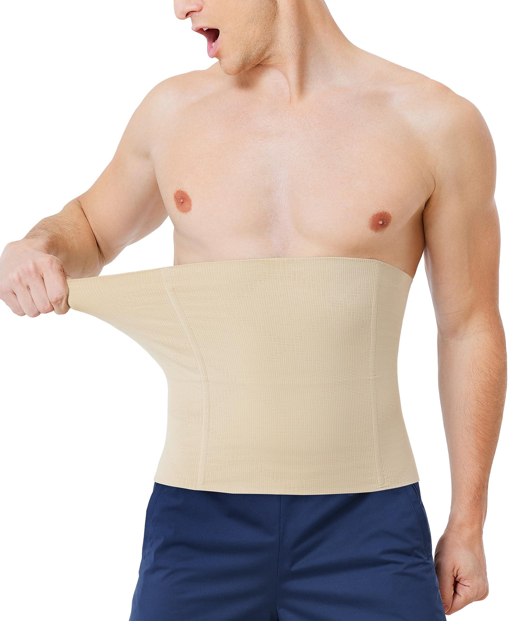 Seamless Waist Trainer for Men Corset Tummy Control Shapewear Under Clothes Waist Slimmer Girdle