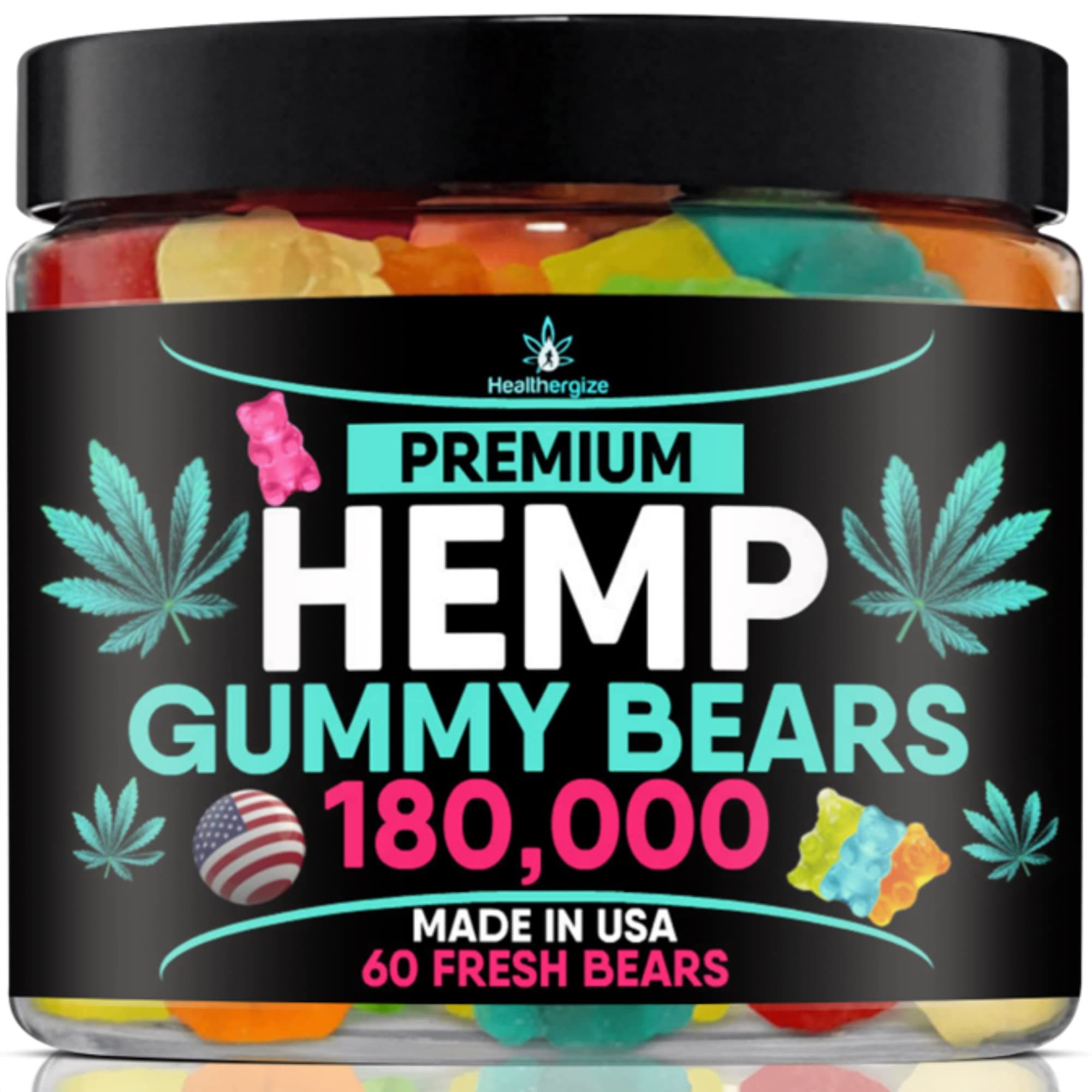 Hеmр Gummies Bears-Great for Sleep, Relax, Calm, Discomfort, Skin-Natural Hemp Gummy Bears-Variety of Fun Fruity Flavors-Natural Hеmр Party-Made in USA