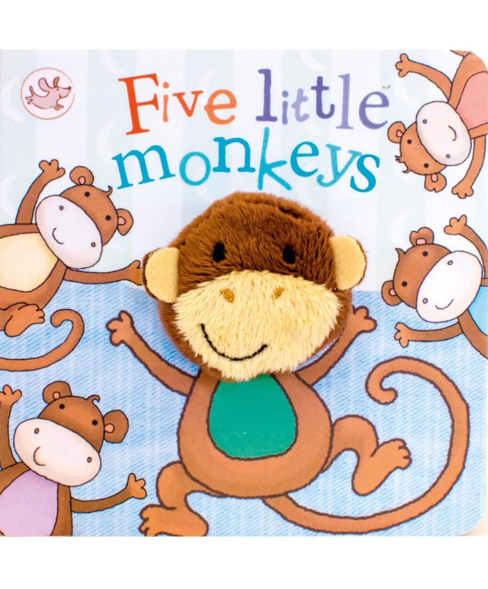Five Little Monkeys (Finger Puppet Board Book with Monkey puppet for ages 0 and up) Board book – Illustrated, 16 Jan. 2019