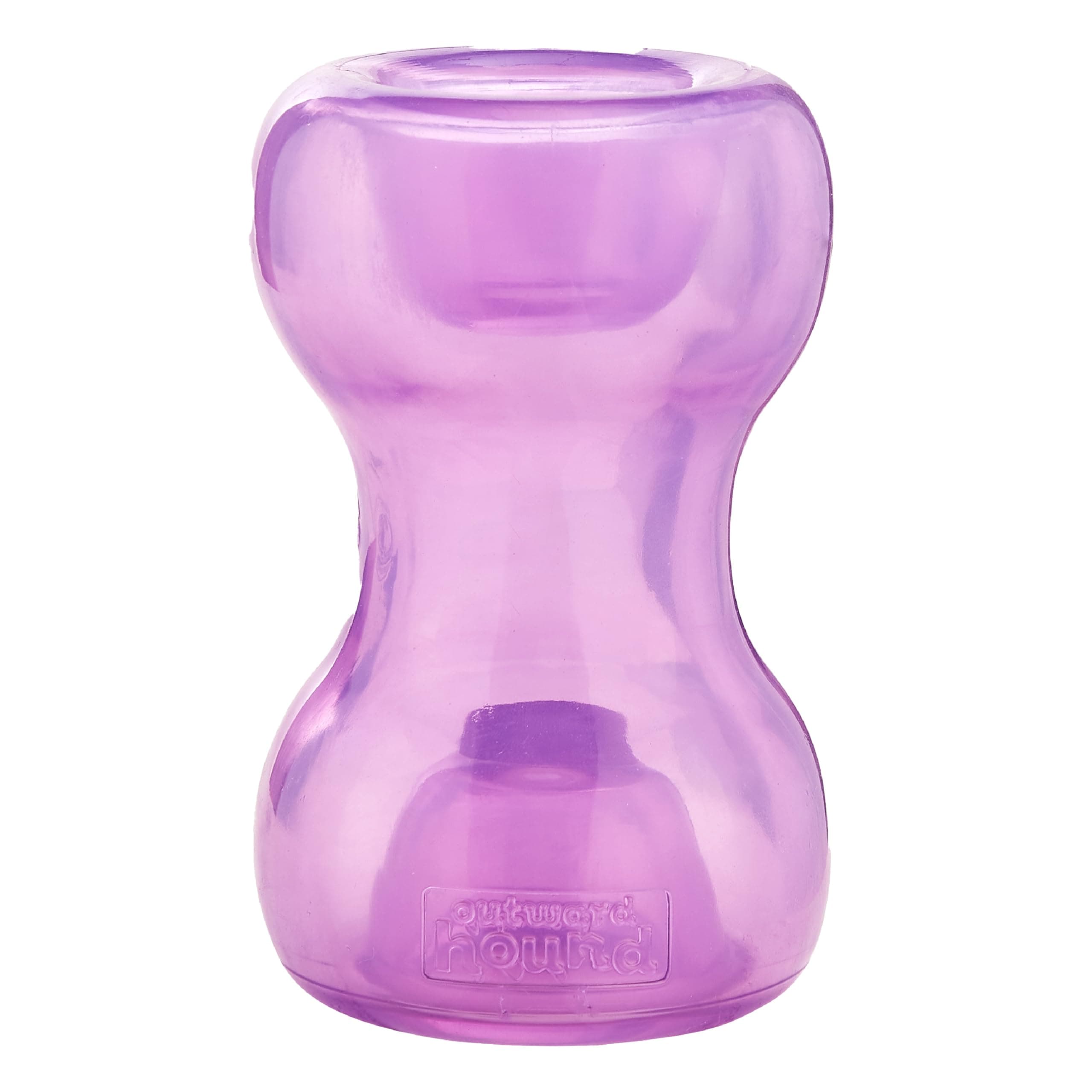 Outward Hound Double Snoop Interactive Treat Stuffer Durable Dog Toy, Dog Treat Toy, Purple