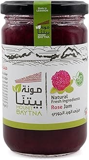 MOUNIT BAYTNA Rose Jam 370 g – Sweet, All-Natural, Perfect for Spreads & Desserts
